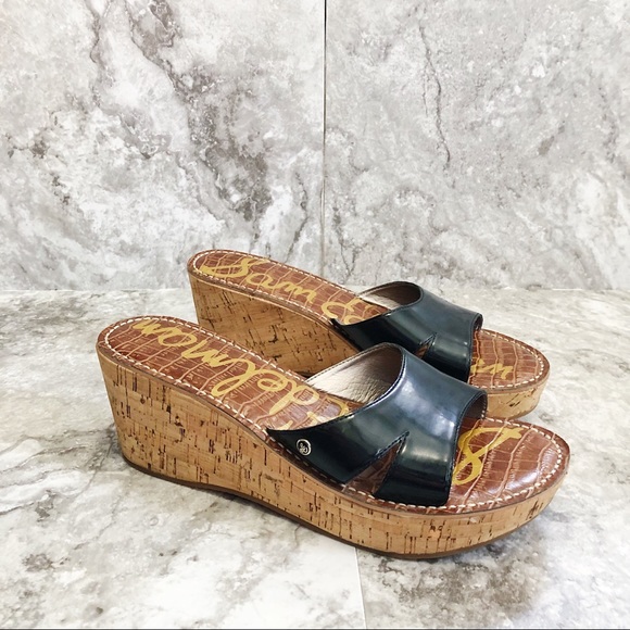 Sam Edelman Shoes - Sam Edelman Reid Platform Wedge Sandal Black